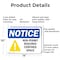 Signmission 10 in H x 14 in W, Aluminum, Rectangle, Non-Permit Required Confined Space OS-2PACK-NS-A-1014-L-16238 - alternate 6
